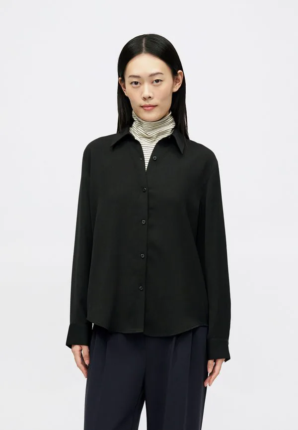 Классическая блузка на пуговицах Calvin Klein, Black