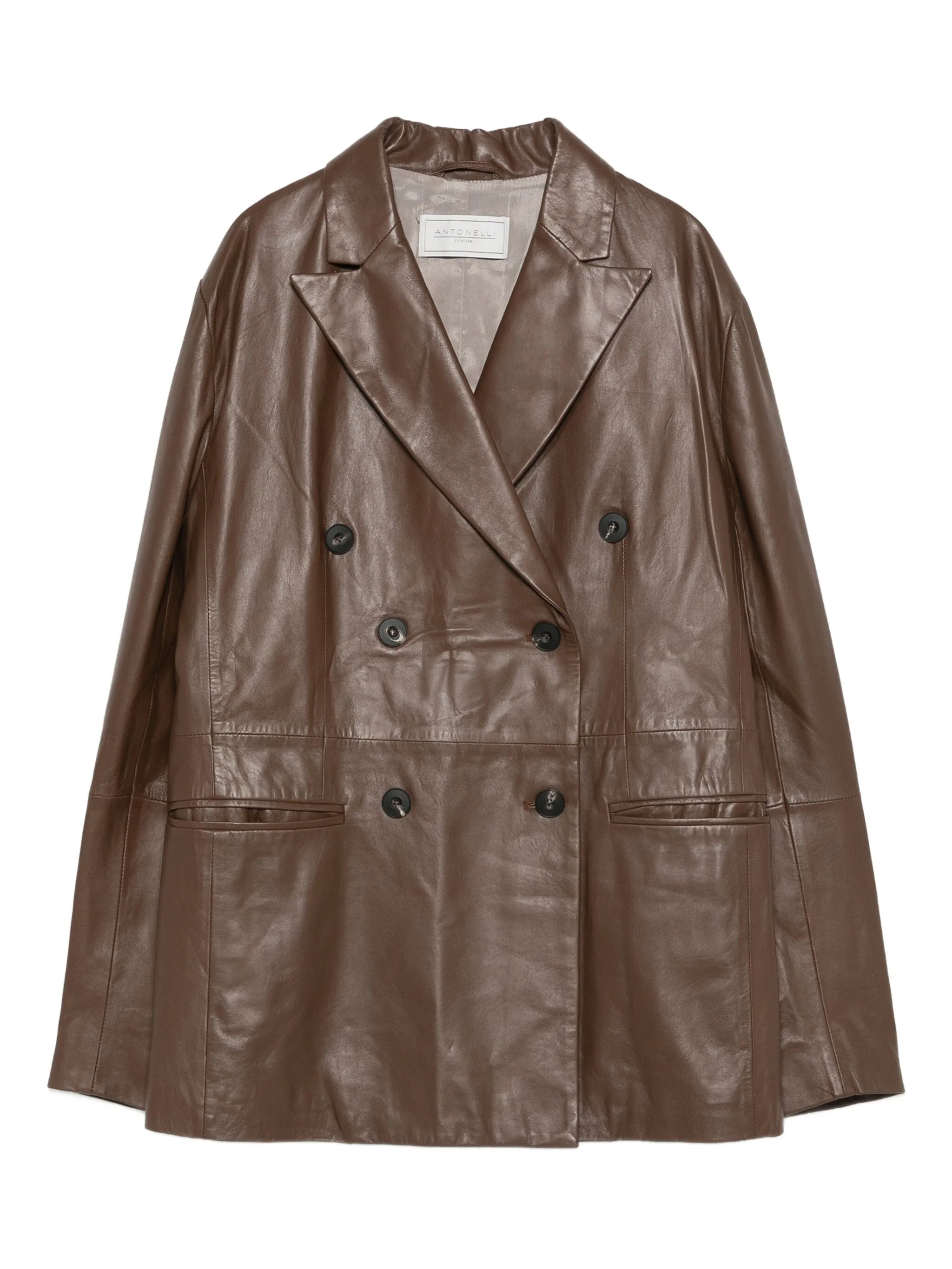 

Двубортная куртка Gin Tonic с карманами Antonelli, коричневый