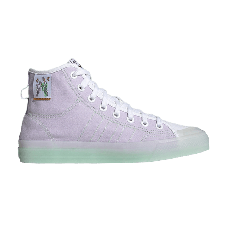 

Кроссовки adidas Nizza High RF 'Grape', фиолетовый