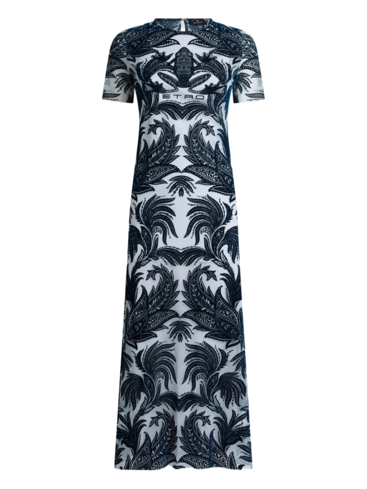 

Платье с логотипом ETRO, синий