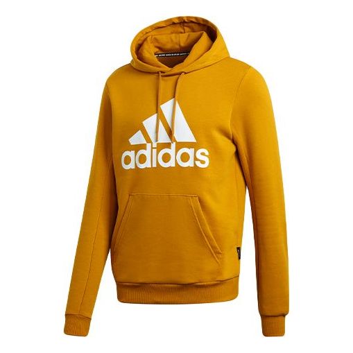 

Толстовка adidas Mh Bos Po Fl Casual Sports Men's Gold, желтый