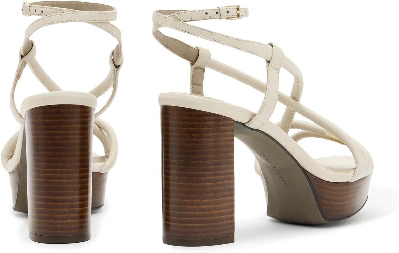 Сандалии AllSaints Bella Platform Sandal, цвет Parchment White — фото 2