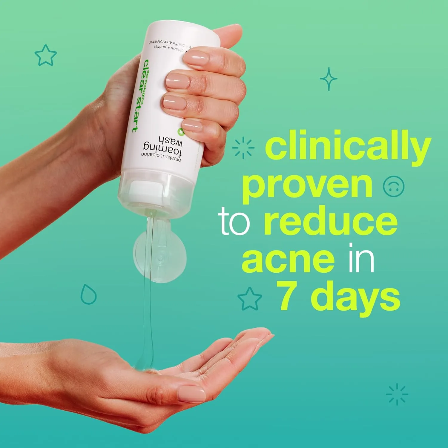 Пенка для умывания Dermalogica — Clear Start Breakout Clearing Foaming Wash - против акне с салициловой кислотой и маслом, 296 мл — фото 4