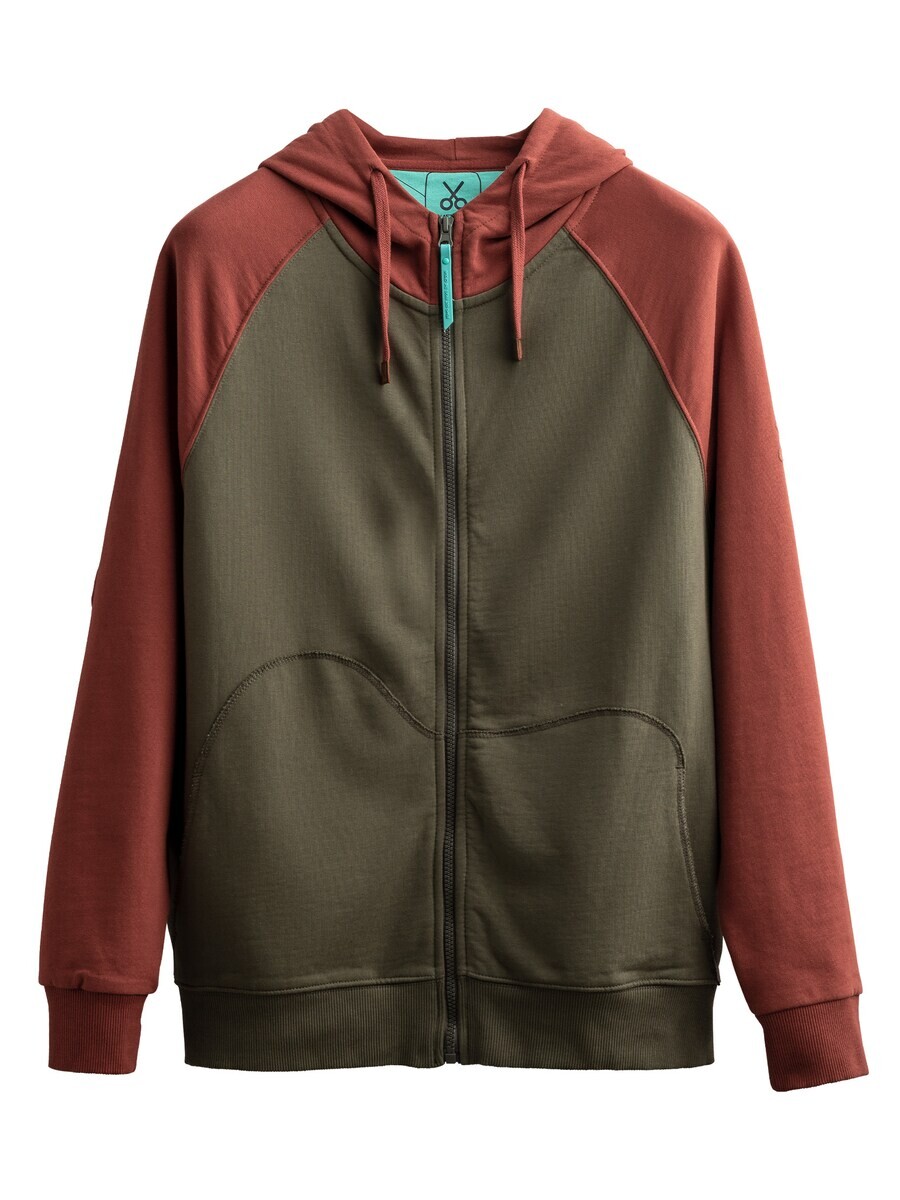

Худи Kaft Zip-Up Hoodie Kleuzip, хаки