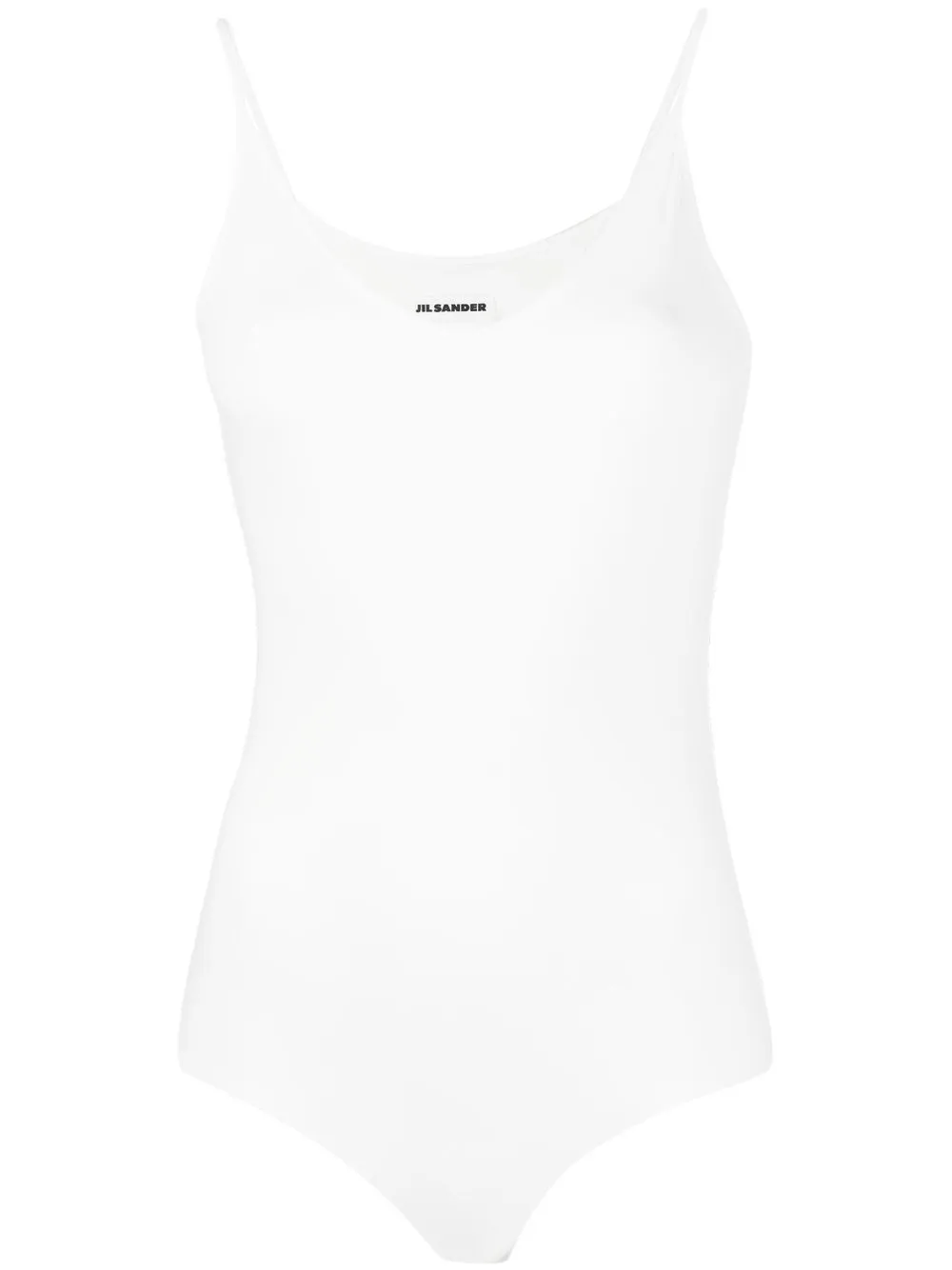 

Боди без рукавов JIL SANDER, белый