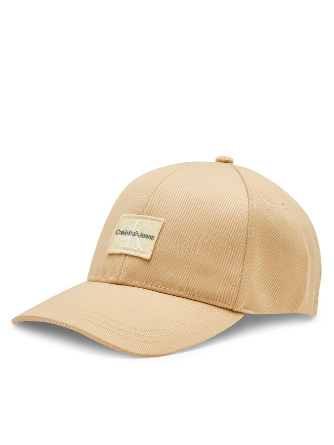 

Бейсболка Calvin Klein Jeans Mono Logo Patch Cap K60K612381, бежевый