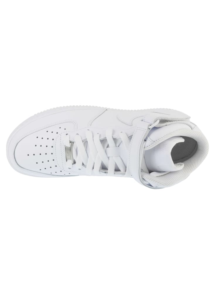 Кроссовки Nike Air Force 1 Mid 07 белого цвета — фото 3