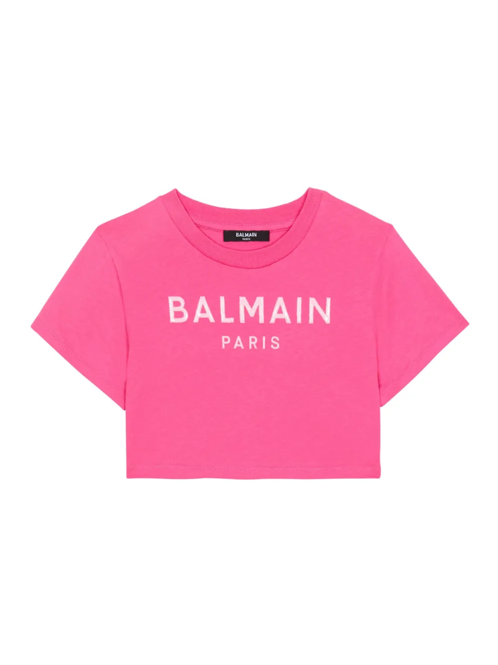 

Футболка с логотипом Balmain Kids, розовый