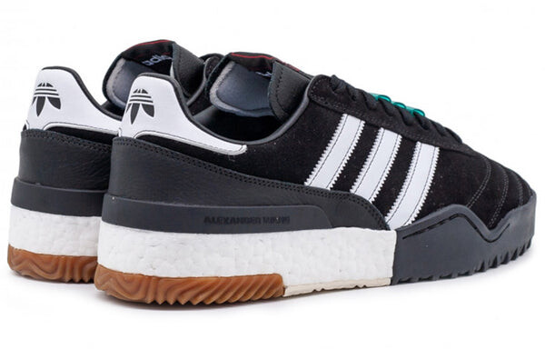 Кроссовки alexander wang x originals bball soccer Adidas, черный — фото 4