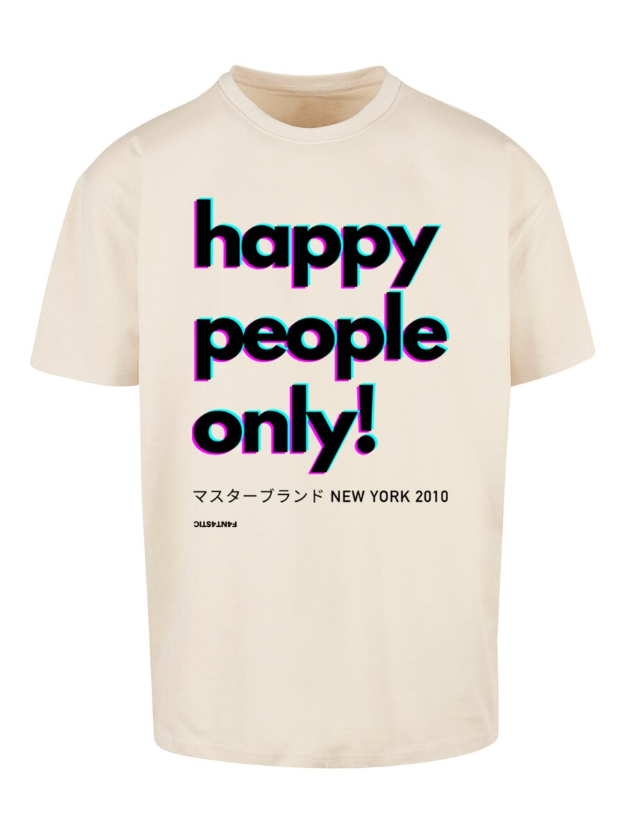 

Рубашка F4NT4STIC Happy people only New York, песочный