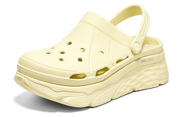 Сандалии max cushioning 'yellow' Skechers, бежевый — фото 2