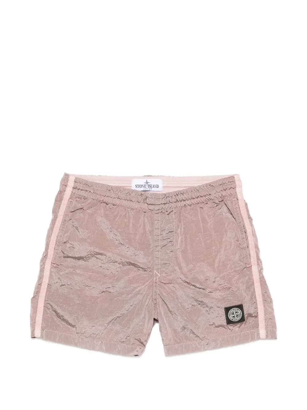Плавки-шорты с лампасами Stone Island Junior, розовый