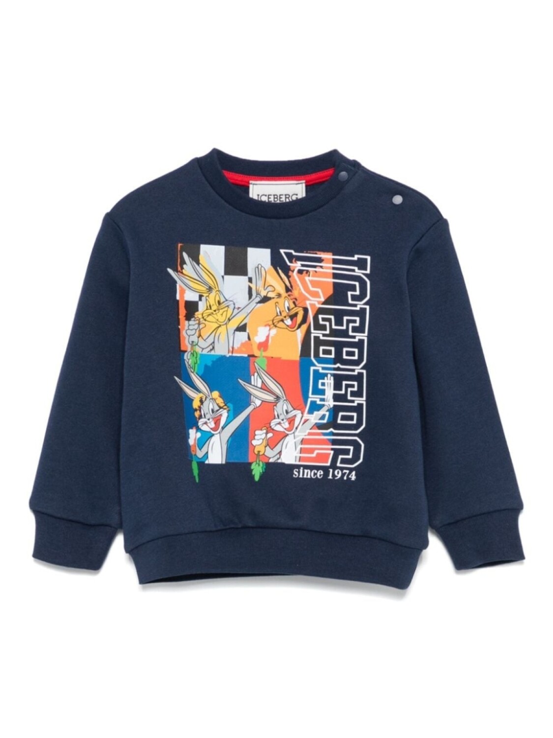 

Iceberg Kids толстовка с изображением Багза Банни, синий