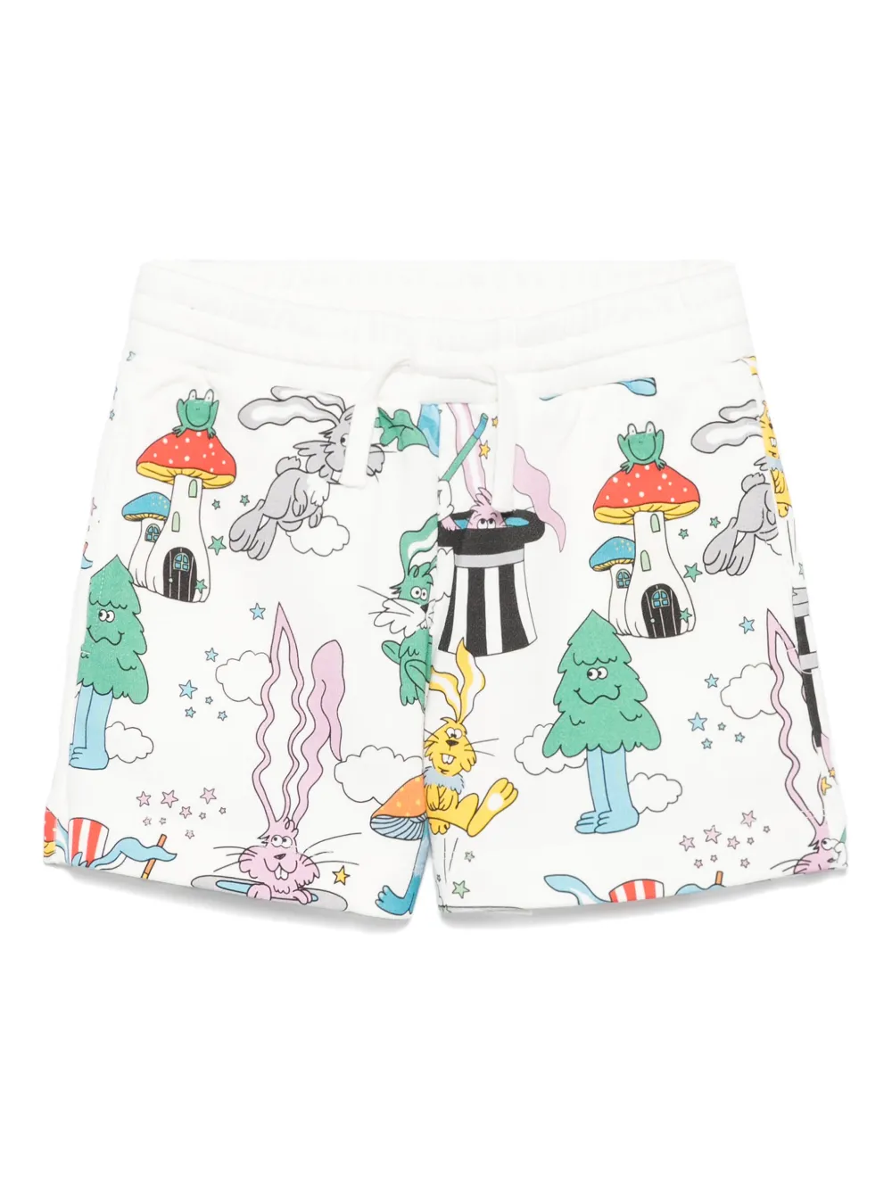 

Шорты с принтом Stella McCartney Kids, белый