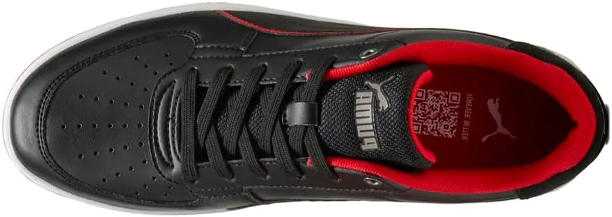 Мужские кроссовки PUMA Scuderia Ferrari X Caven 2.0 с шнуровкой для повседневной носки - черные, черный — фото 4