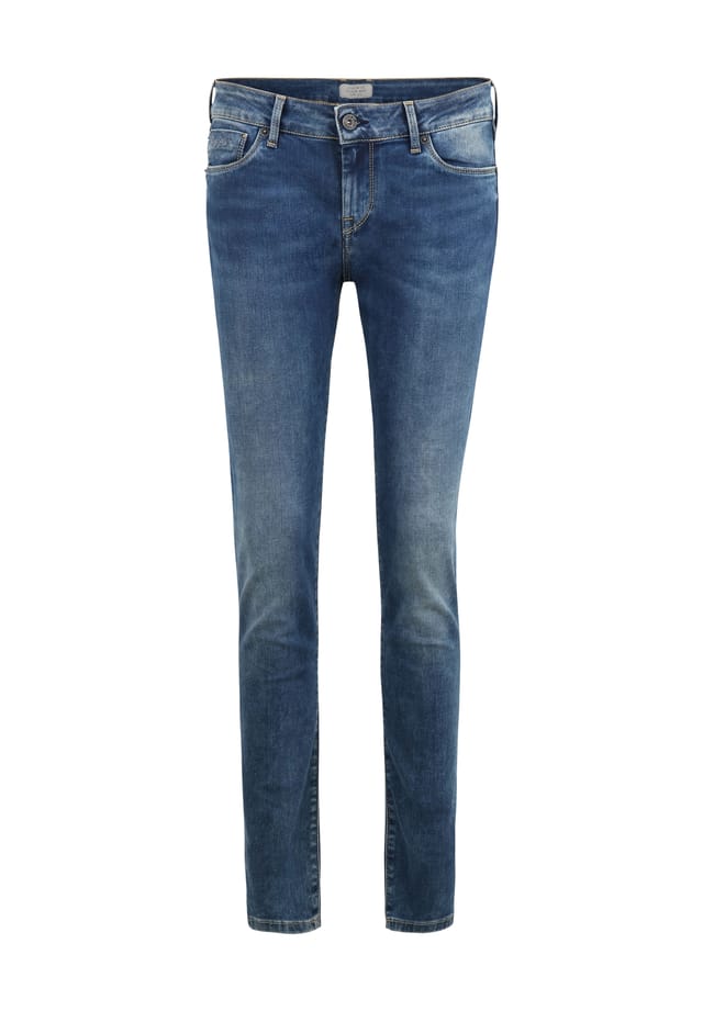 

Джинсы Soho с заниженной талией облегающие брюки Pepe Jeans, синий