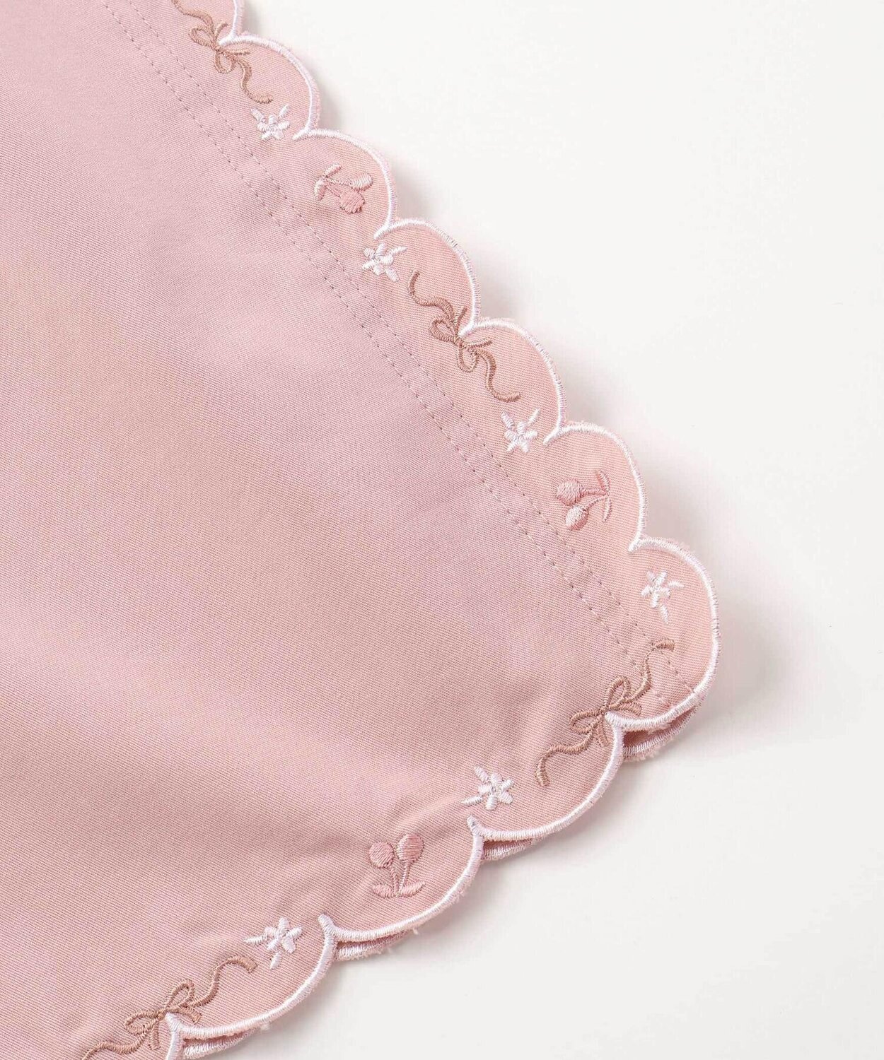 Джинсовые брюки длиной 3/4 с фестончатым краем (90-130 см) SLAP SLIP, Pink — фото 3