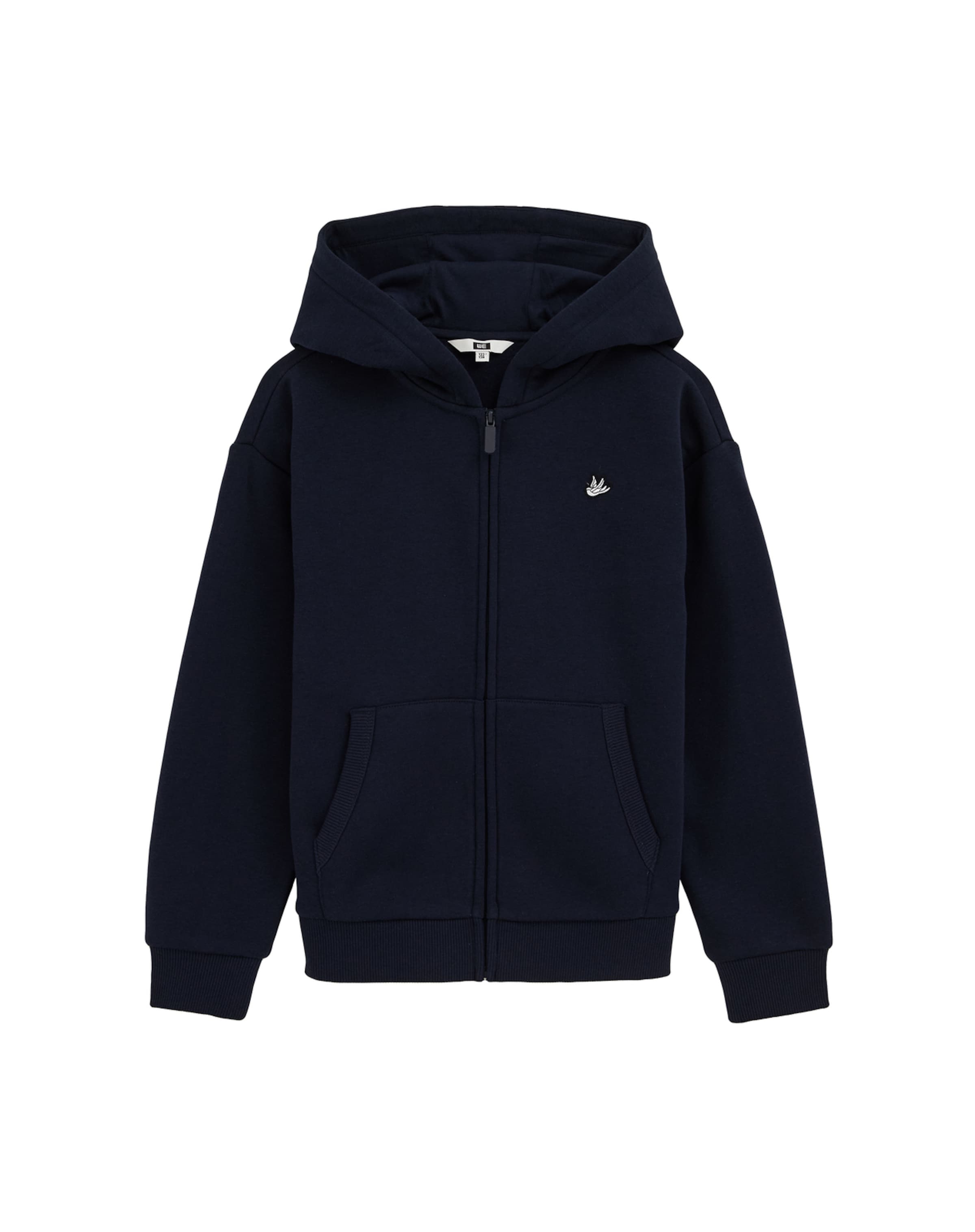 

WE Fashion Толстовка с молнией в морском синем цвете