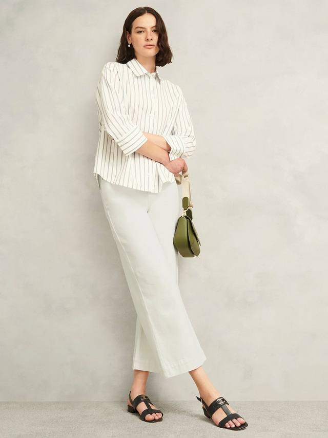 

Бринли джинсы с высокой талией укороченные Hobbs, White