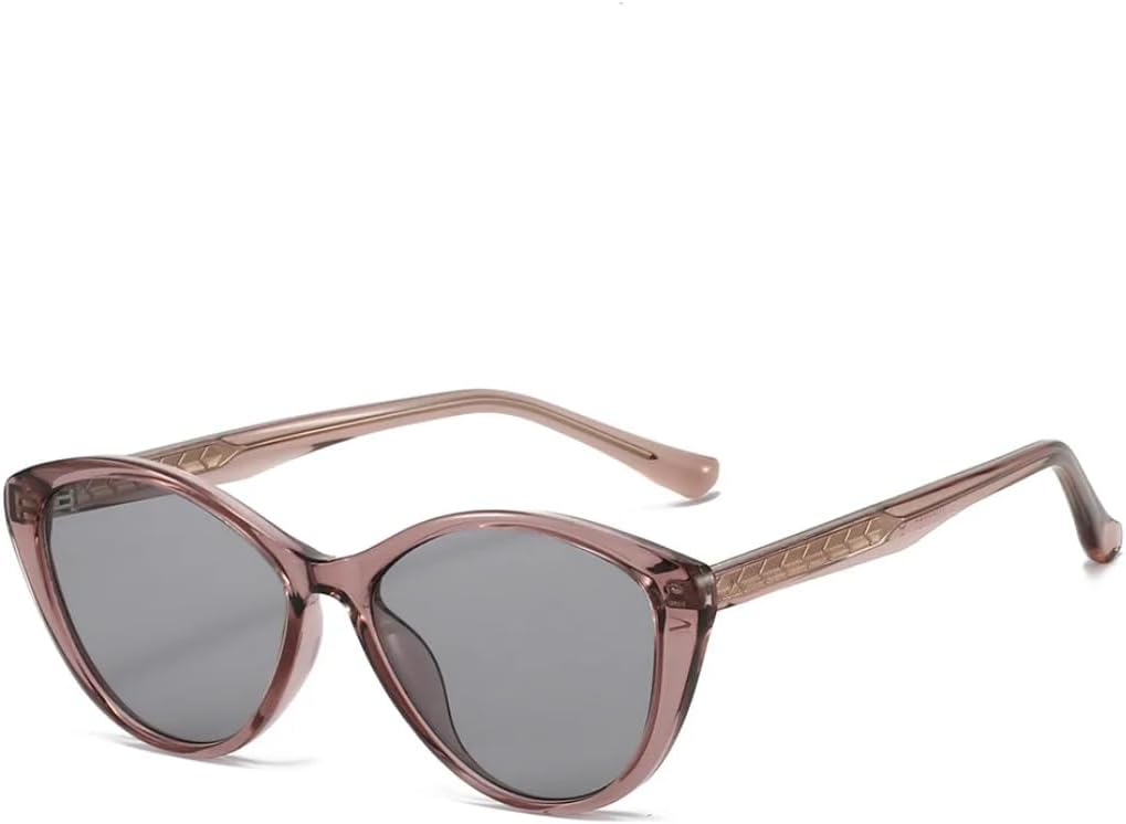 

Мужские солнцезащитные очки «кошачий глаз» с защитой от УФ-излучения UV400, модные зеленые овальные линзы, женские солнцезащитные очки в стиле панк UUPTTPL, Pink Black