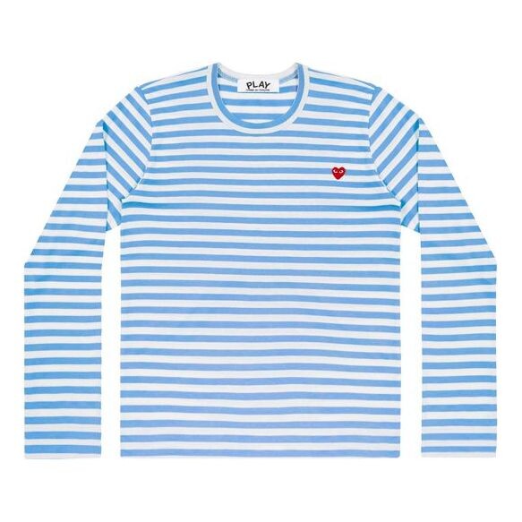 

Футболка striped long sleeves tee 'blue' Comme Des Garcons Play, белый
