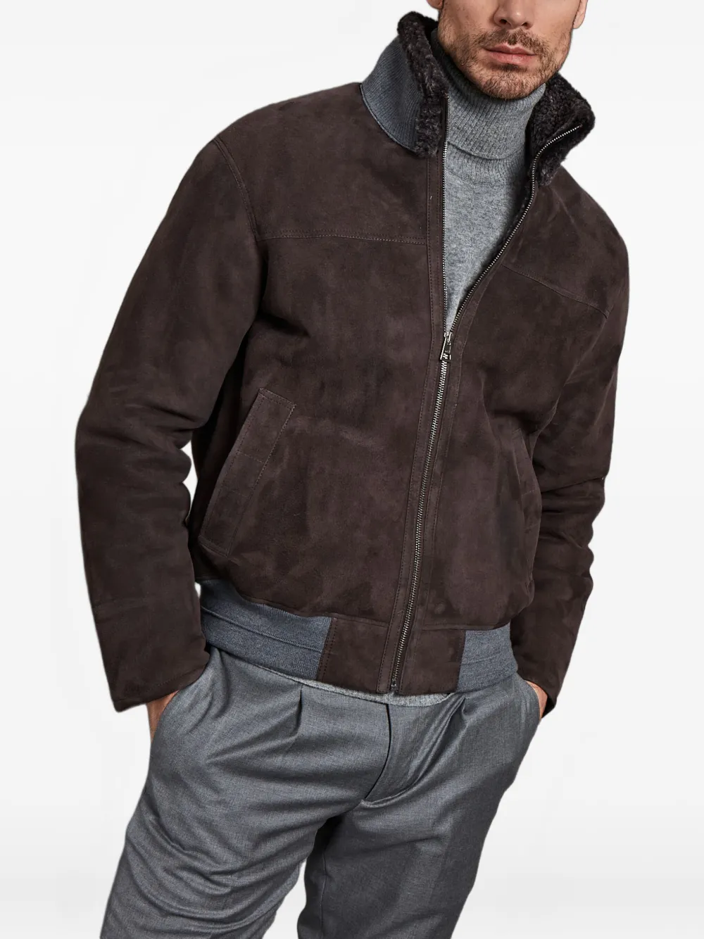 

Куртка на молнии Manzoni 24, коричневый