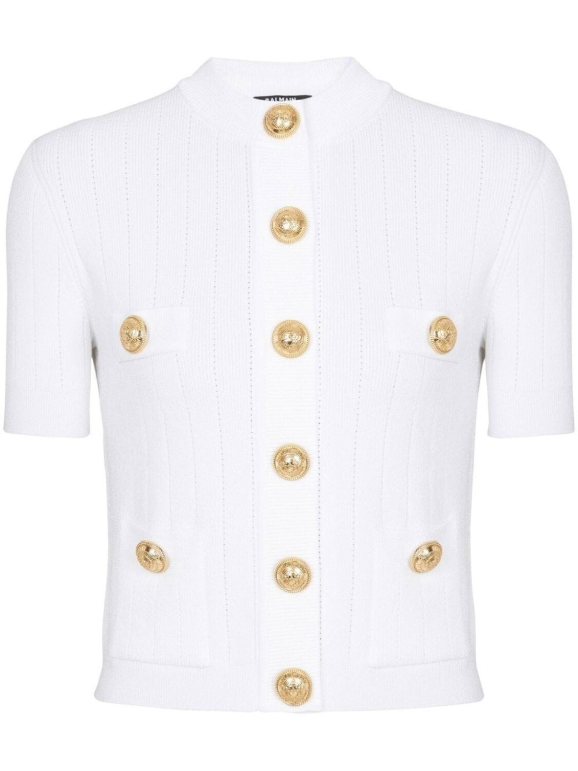 

Balmain кардиган с короткими рукавами, белый