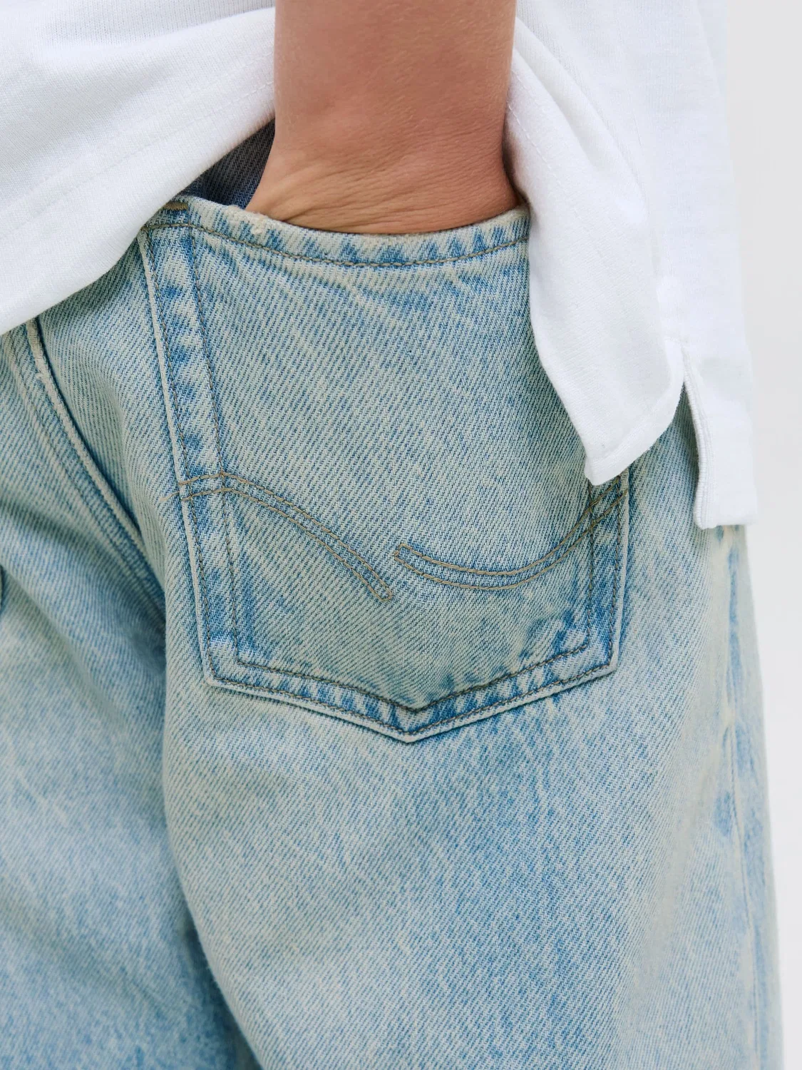 Джинсы Relaxed Fit, JACK & JONES Junior, голубой деним — фото 4