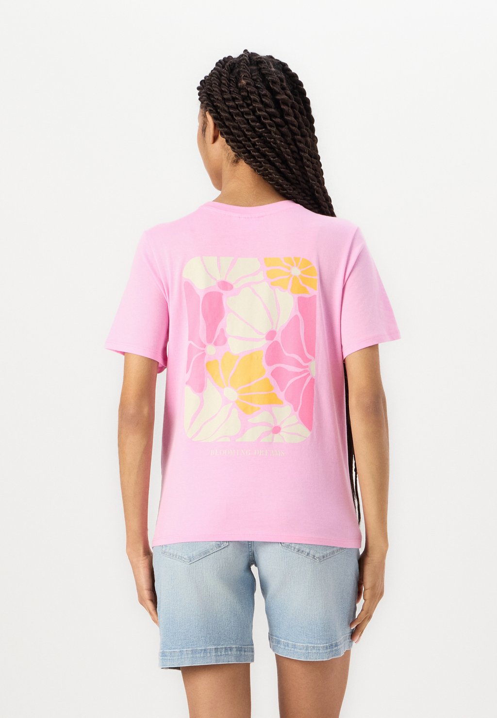 

Футболка с принтом OLMBLOOM O NECK TEE ONLY MATERNITY, светло-розовый