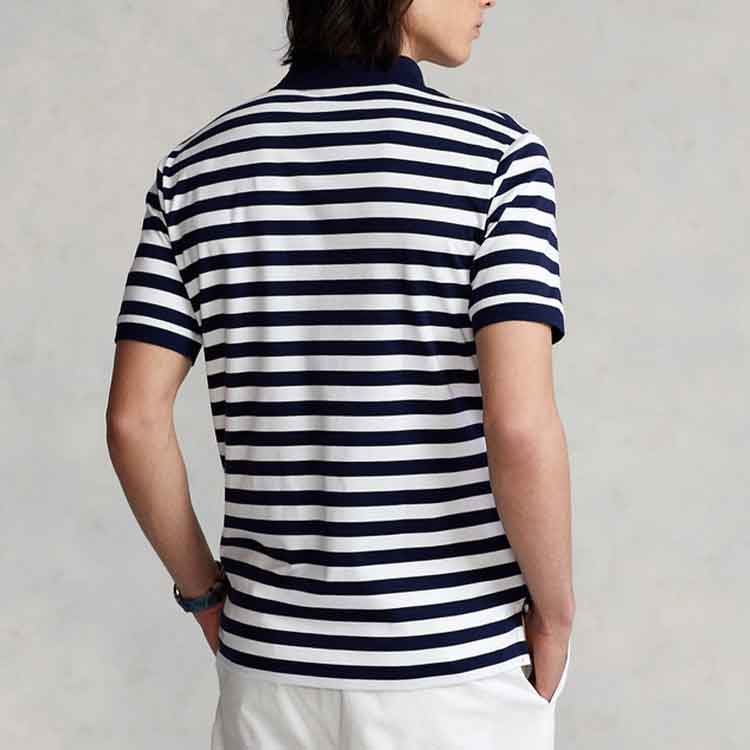 SS22 Футболка поло мужская морской синий Polo Ralph Lauren — фото 4