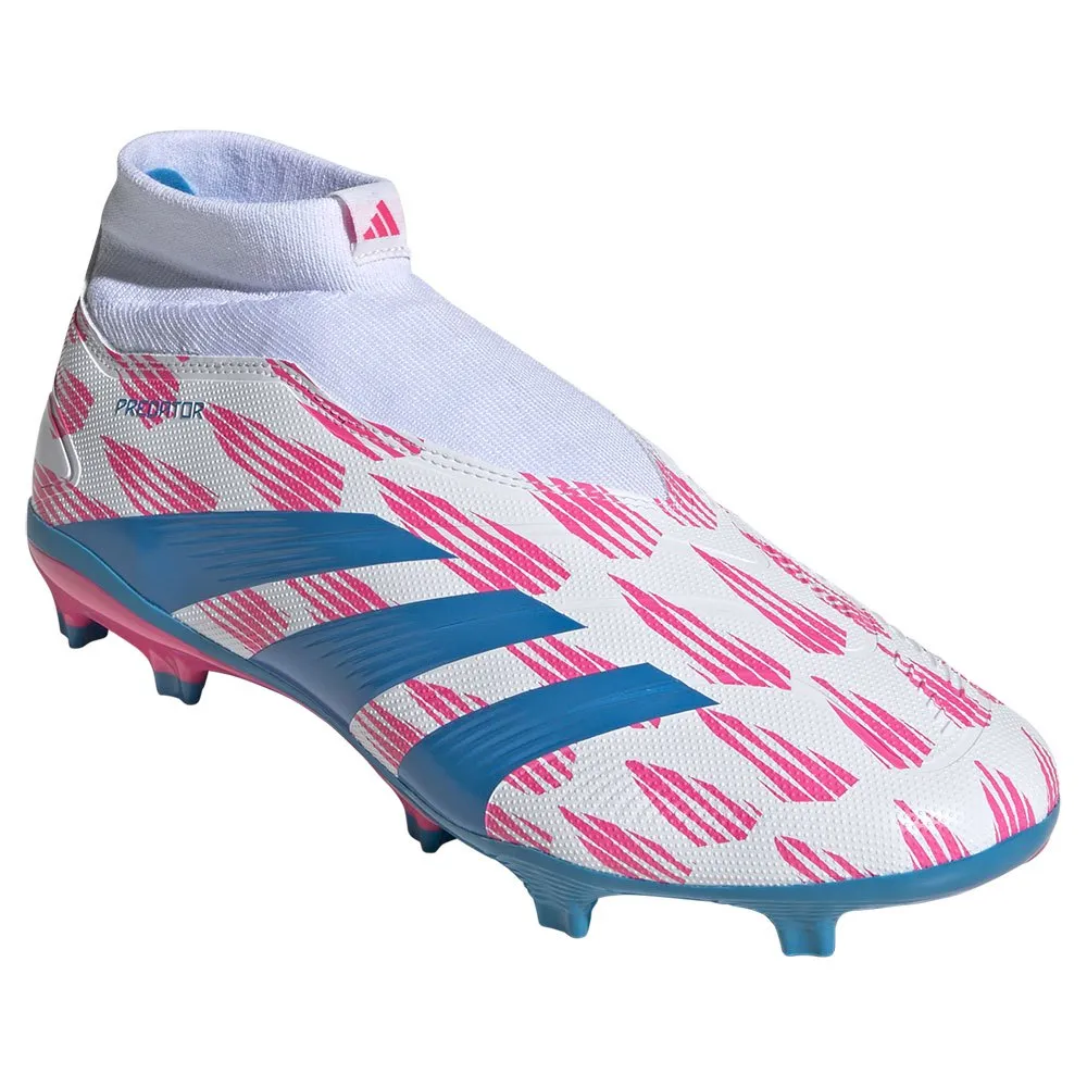 Футбольные бутсы adidas Predator League Laceless FG, белый — фото 3