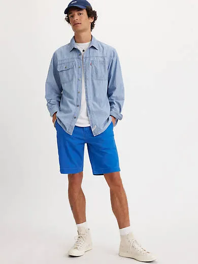 

Levi's xx чиносы стандартного зауженного кроя мужские шорты, синий