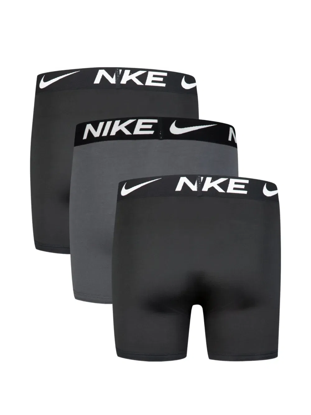Боксеры с логотипом на поясе Nike Kids, черный — фото 2