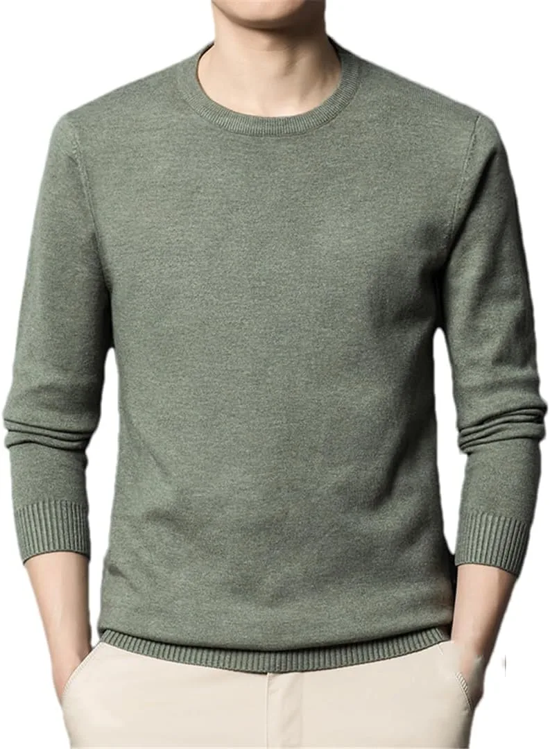 

Мужской свитер Fnfmrfmr осенне-зимний теплый с круглым вырезом