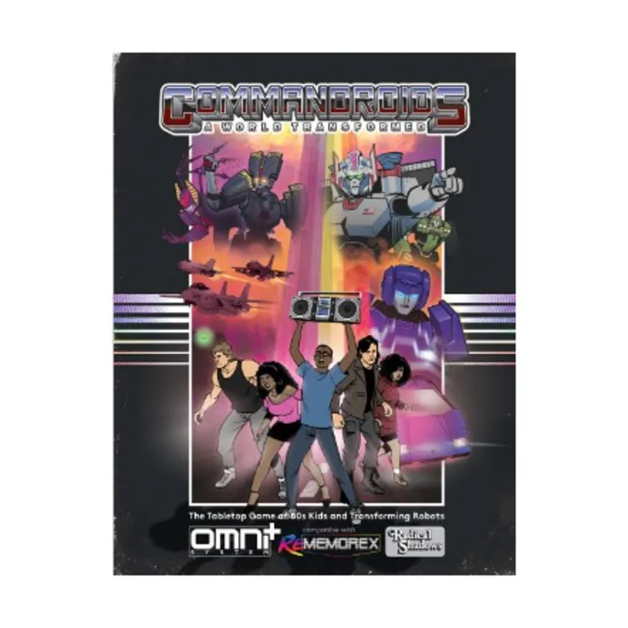 

Commandroids - A World Transformed (POD, Standard Color), ReMemorex RPG, мягкая обложка