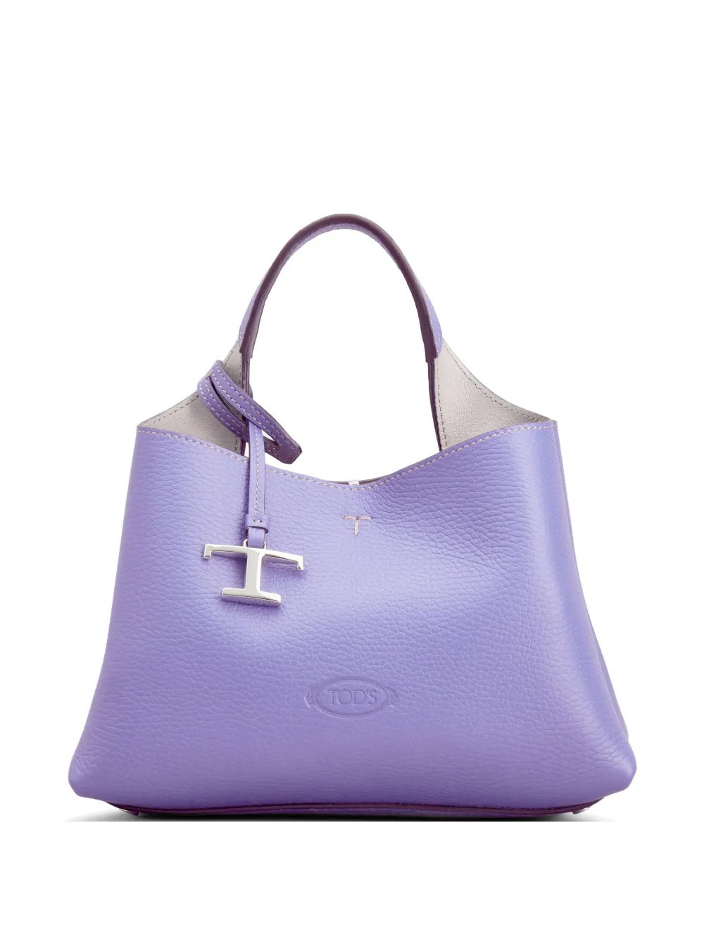 

Сумка-тоут с подвеской T Timeless TOD'S, фиолетовый
