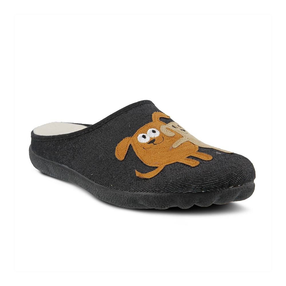 

Женские тапочки Flexus by Spring Step Petlove, цвет Black Multi