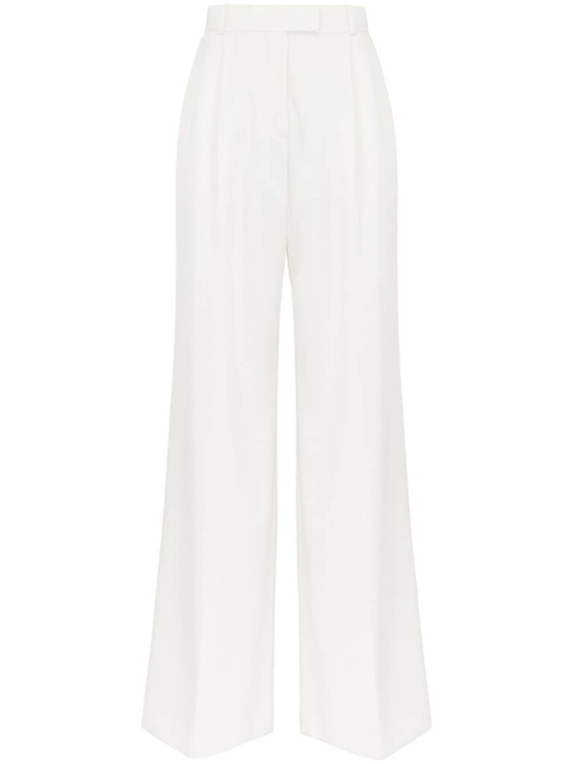 

Alexander McQueen широкие брюки со складками, белый
