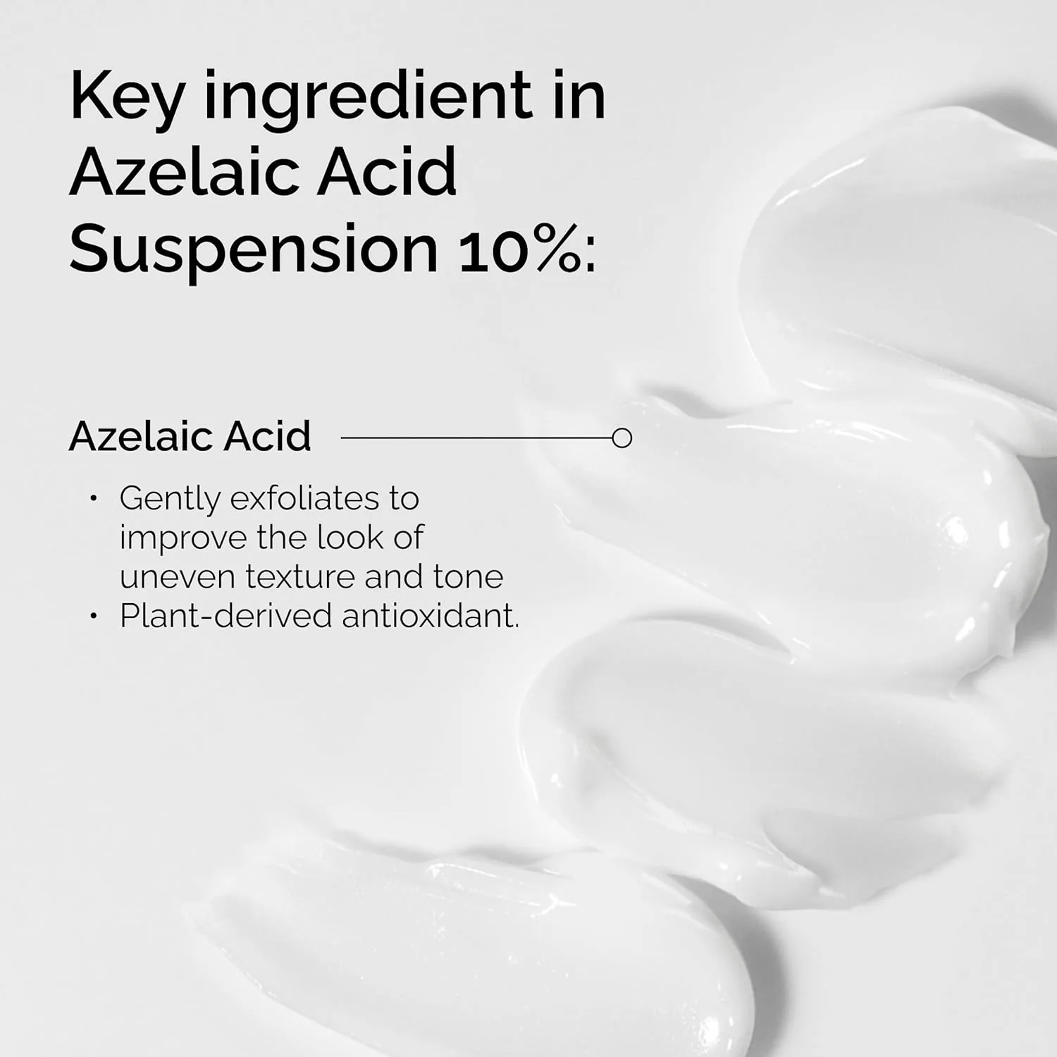 Крем для лица SPF THE ORDINARY Суспензия азелаиновой кислоты %, формула для неровного цвета лица и проблемной кожи — фото 2