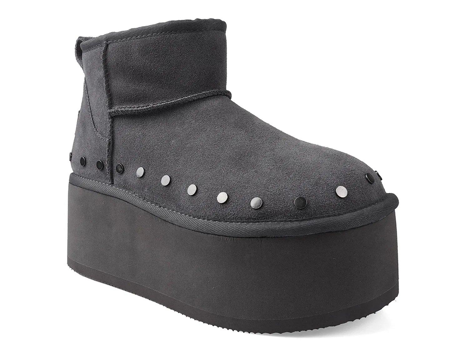 Ботинки Candie's Shye Platform Bootie, Grey Suede