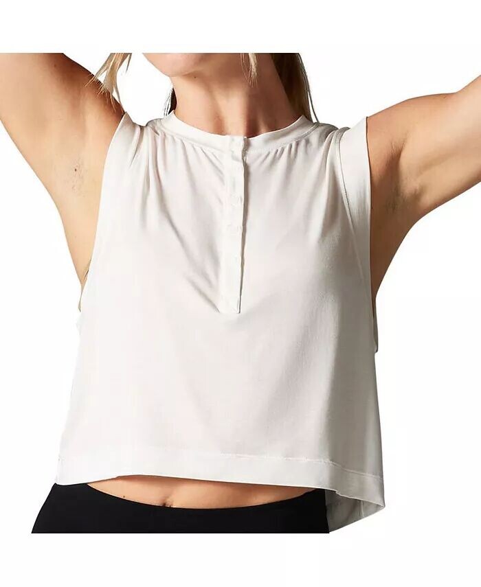 

Женская майка Henley Muscle Tank Tavi, белый