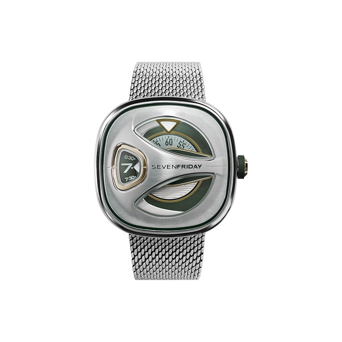 

SEVENFRIDAY Часы ME Collection Automatic Mechanical Movement с синим циферблатом