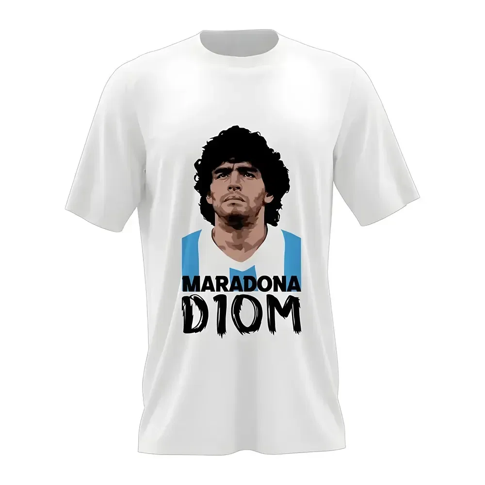 Футболка с принтом Diego Maradona Argentina, белый