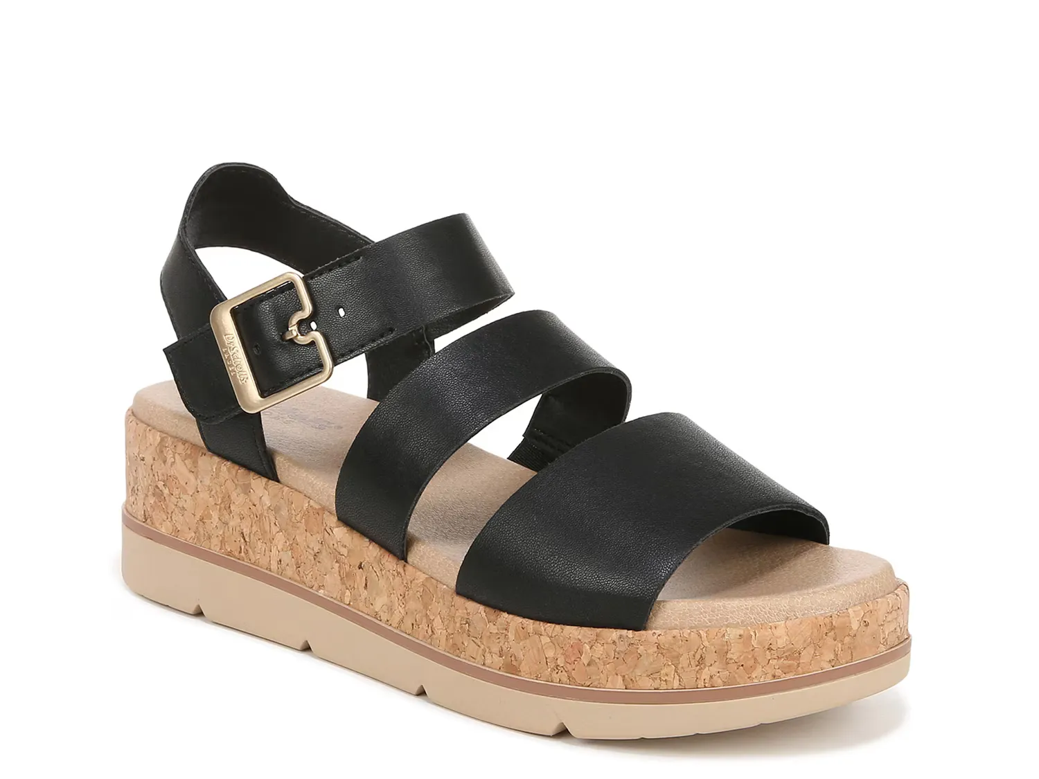 

Сандалии Once Twice Wedge Sandal Dr. Scholl'S, черный