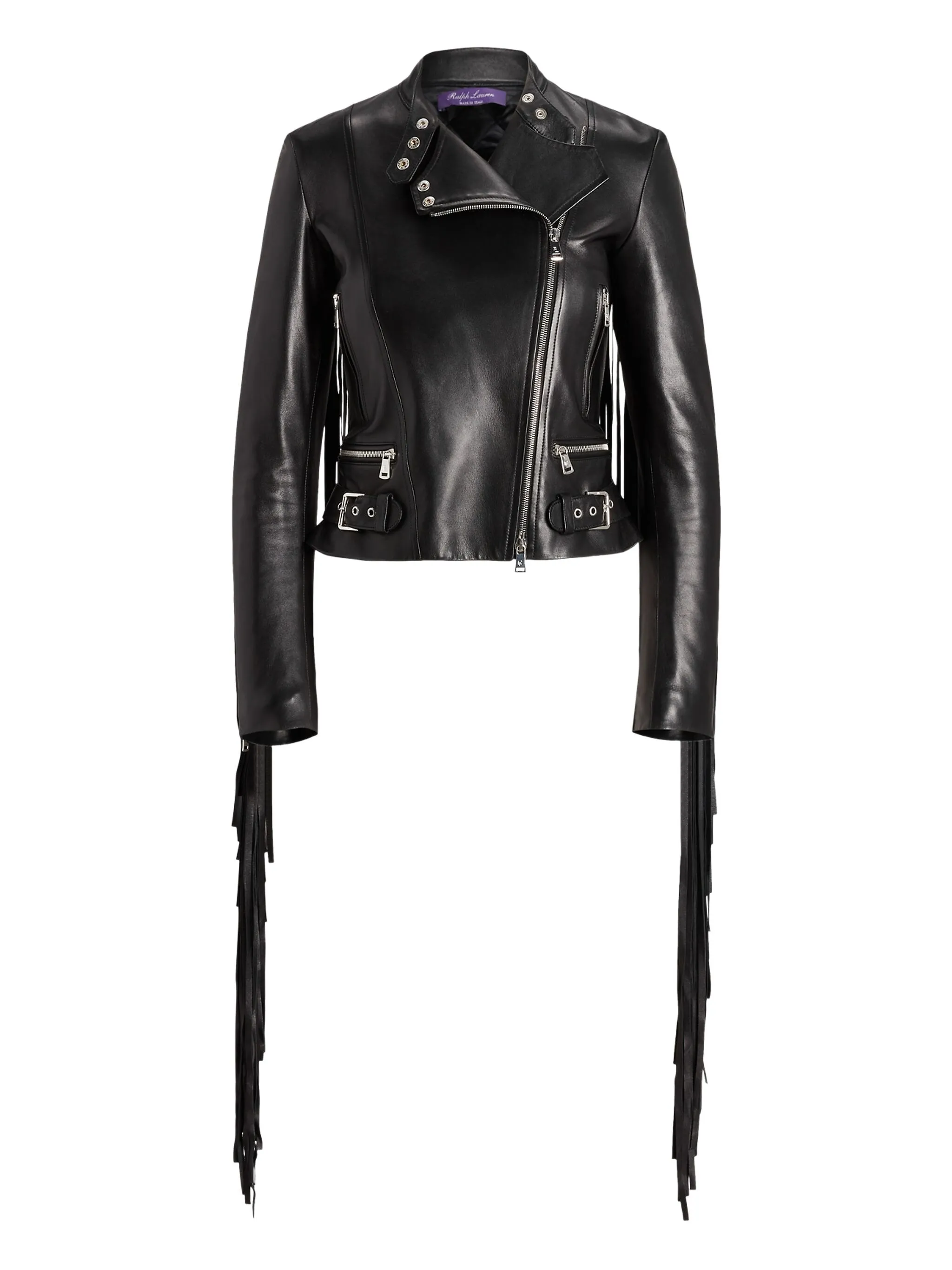 

Куртка с бахромой Ralph Lauren Collection, черный