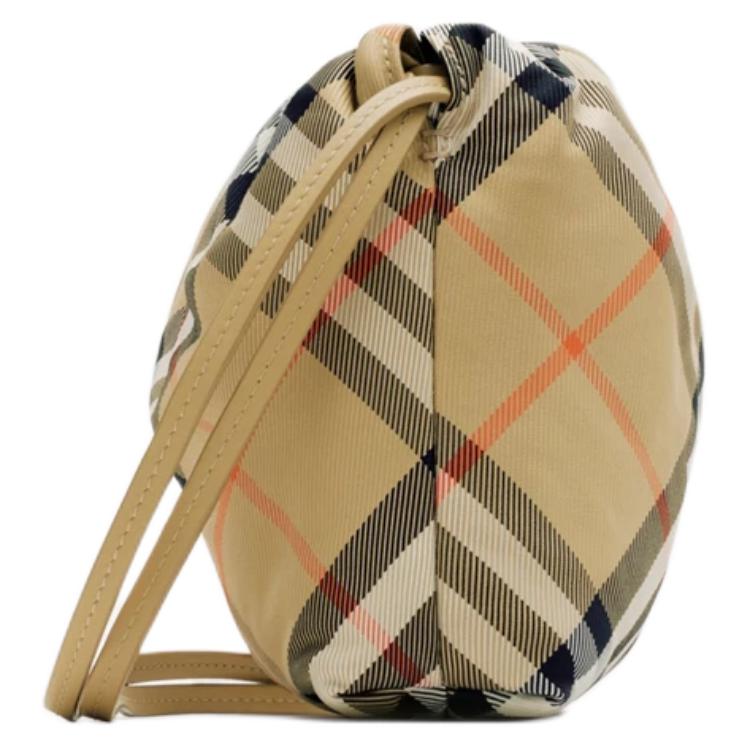 Женская сумка через плечо Burberry из полиамида песочного цвета — фото 2