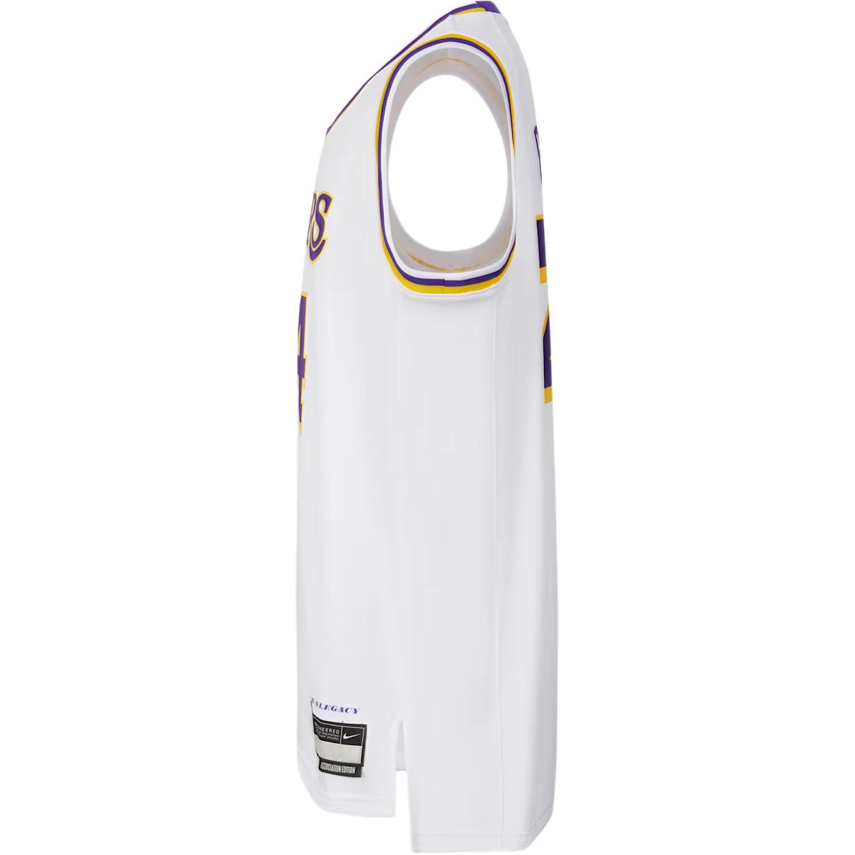 Топ Los Angeles Lakers для детей Nike, белый — фото 4