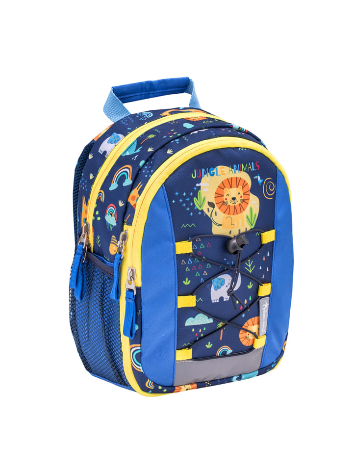 

Belmil Рюкзак для детского сада "Mini Kiddy Little Jungle" синего и желтого цвета