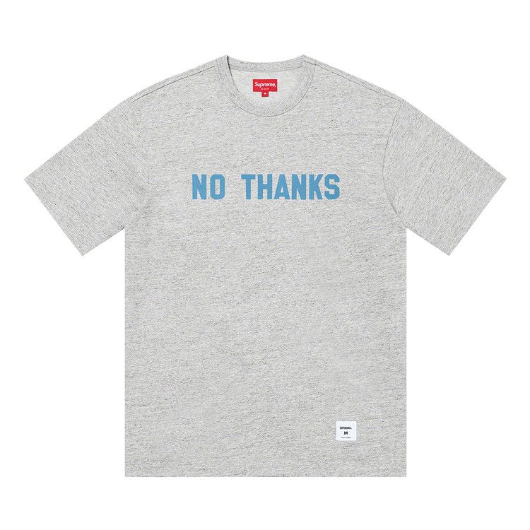 

Топ Supreme No Thanks Short-Sleeve Top, Heather Grey