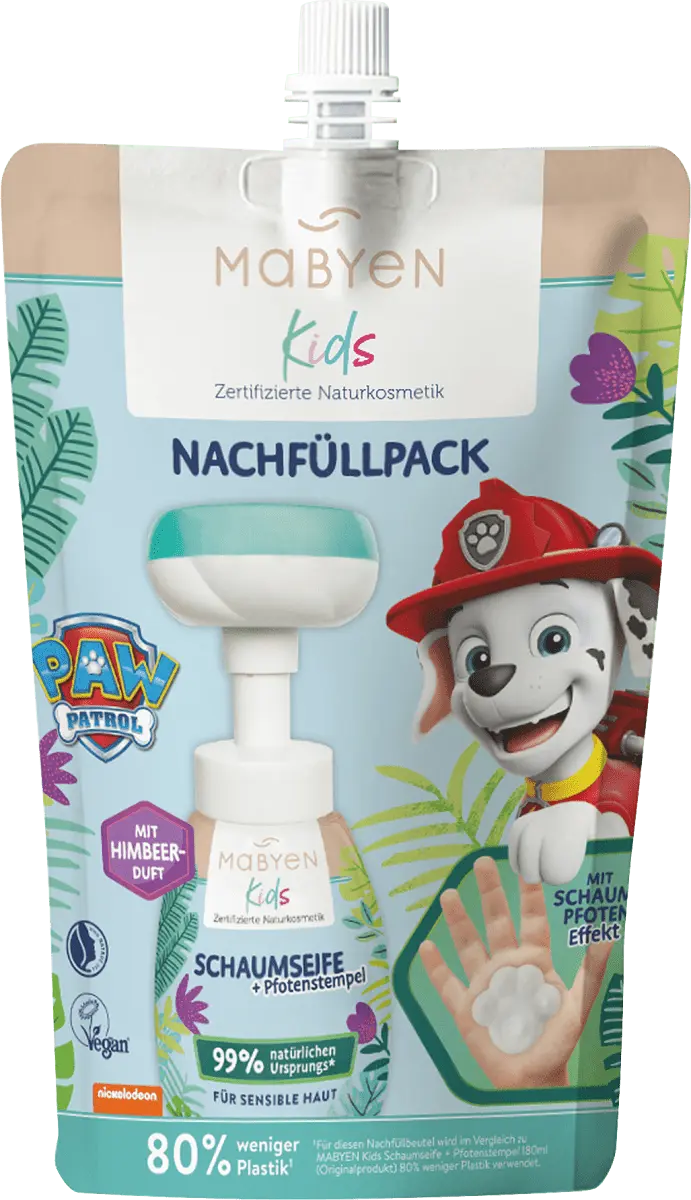 

Пенное мыло Paw Patrol в сменной упаковке 250 мл Mabyen